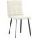 vidaXL 4101066 Cream Kitchen Chair 83cm 2pcs