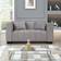 Willa Arlo Interiors Avrah Gray Sofa 90" 2pcs 5 Seater