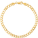 Macy's Concave Curb Link Chain Bracelet - Gold