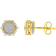 Macy's Stud Earrings - Gold/Silver/Diamonds