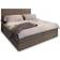 Masseno Boxbett Pisa 160x200 cm Komplett-Set mit Bonell Matratze und Topper - Braun Boxspringbett