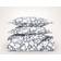 Boll & Branch Signature Hemmed Set Duvet Cover White, Black (269.2x233.7cm)