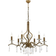 Avon Elizabeth Antique Gold/Transparent Pendant Lamp ∅ 80cm