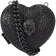 Kurt Geiger Micro Heart Clutch Bag - Black