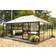 Scandic Greenhouse Gefion Cube 19.4m² Sort Hærdet glas