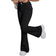 Shein Tween Girl Y2K Trending Retro Style Flap Detail Seam Detail Denim Flare Leg Jeans Pants,Girls Fall Clothes Back To School Outfits