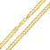 Queen Jewels Miami Cuban Curb Chain Necklace - Gold