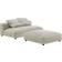 modway Solace Modular Loveseat Linen Sofa 90.6" 4pcs 2 Seater