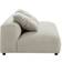 modway Solace Modular Loveseat Linen Sofa 90.6" 4pcs 2 Seater
