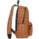 MCM Stark Packable Backpack In Monogram Nylon Medium - Cognac