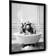 Chimpanzee in Bathtub Black and White Framed Art 20.3x25.4cm