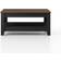 Lark Manor Weddel Basilico Matt Black/Dusty Walnut Coffee Table 34.8x34.8"