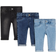 H&M Baby Comfort Stretch Skinny Fit Jeans 3-pack - Denim Blue/Black (1045773006)