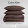 Calvin Klein Washed Percale Bedspread Brown (274.3x243.8cm)