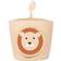 OHS Round Lion Felt Toy Storage Organiser Basket