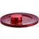 Argon Tableware 12 Piece Metallic Charger Plates Set - Red Plate Sets 12pcs