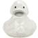 Duckshop Rubber Ducky Glitzer Silver 9cm