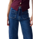 Gina Tricot Front Pocket Flare Jeans - Mid Blue