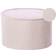 Beliani Zikria Light Beige Pouffe 25cm