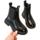 Shein 1 Pair Fashionable Princess Style Black Boots For Girls