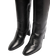 NA-KD Round Toe Knee Boots - Black