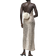 H&M Sequined Mesh Dress - Gold
