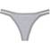 PINK Wink Strappy Thong Panty - Medium Heather Grey