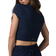 Alo Soft Crop Finesse Short Sleeve Top - Navy