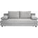home24 Taras Light Grey Sofa 197cm Zweisitzer