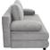 home24 Taras Light Grey Sofa 197cm Zweisitzer