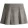 H&M Pleated Mini Skirt - Greige/Checked