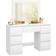WOLTU Makeup Desk with Large Mirror White Dressing Table 40x110cm
