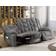 Latitude Run Oversized Recliner Gray Sofa 78" 3 Seater