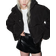 H&M Quilted Puffy Jacket - Negro