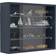 VCM Drivalo Anthracite Vitrineskab 50x40cm