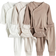 H&M Bodysuit & Pants Set 6pcs - Light Mole/Light Beige (1022957007)