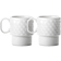 Sagaform Coffee & More White Krus 25cl 2stk