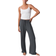 Gina Tricot Drawstring Wide Trousers - Dark Grey