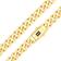 Nuragold Royal Monaco Miami Cuban Link Bracelet 7.5mm - Gold