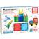 PicassoTiles Magnetic Tiles with Vehicle Base 63pcs