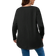 Shein Privé Plus Size Elegant Casual Loose Long Sleeve Round Neck Solid Color Basic Umbrella Hem T-Shirt, Suitable For Homewear And Vacation