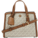 Michael Kors Chantal Extra Small Logo Messenger Bag - Vanilla/Acorn