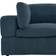 Wade Logan Areeba 4-Piece Corduroy Dark Blue Sofa 108.5" 4 Seater
