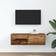 vidaXL Engineered Wood Antique Wood TV Bench 80x25.5cm