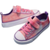 Shein Flat Solid Color Bright Children Sports Shoes, Comfortable Non-Slip Casual Girls Flat Shoes