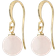 Pilgrim Goldie Earrings - Gold/Pink