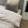 SOVELAND Bedding Nano Crepe Dynebetræk Guld, Hvid (200x140cm)