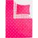 OHS Gingham Heart Duvet Cover Pink (200x135cm)