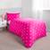 OHS Gingham Heart Duvet Cover Pink (200x135cm)