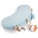 Done by Deer Tummy Time Activity Playground Cushion Blau